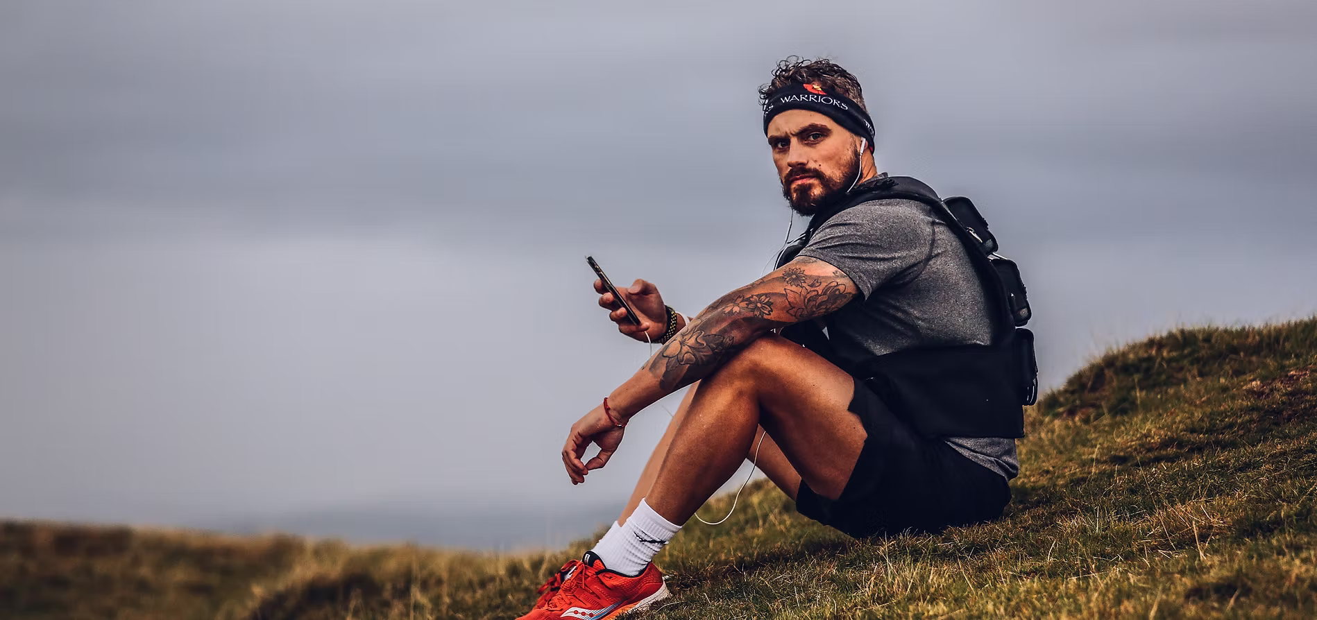 Josh Llewellyn-Jones OBE during an endurance challenge